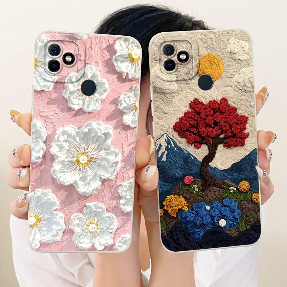 For Itel Vision 1 / P36 / Vision 1 Plus / Itel P36 Play L6005 Fashion Dusk Beach Painting Phone Case Soft Silicone Cover Bumpers