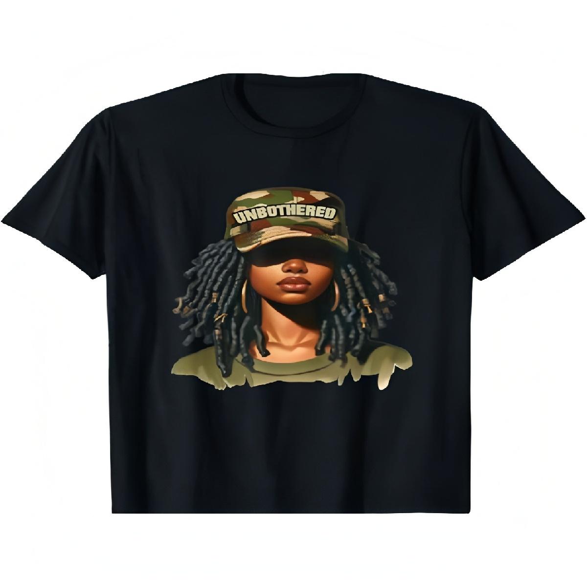 

Unbothered Locs Camo Month T-Shirt XXXXXL різнокольоровий