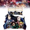 Demon Slayer Bedding Set With Fleece Fabric And Multisize Options For Cozy Sleep