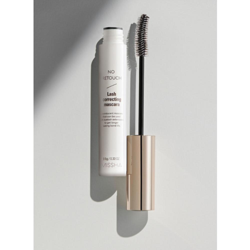 MISSHA Maskara Fixingująca No Retouch Clear 9,5g, Koreańska