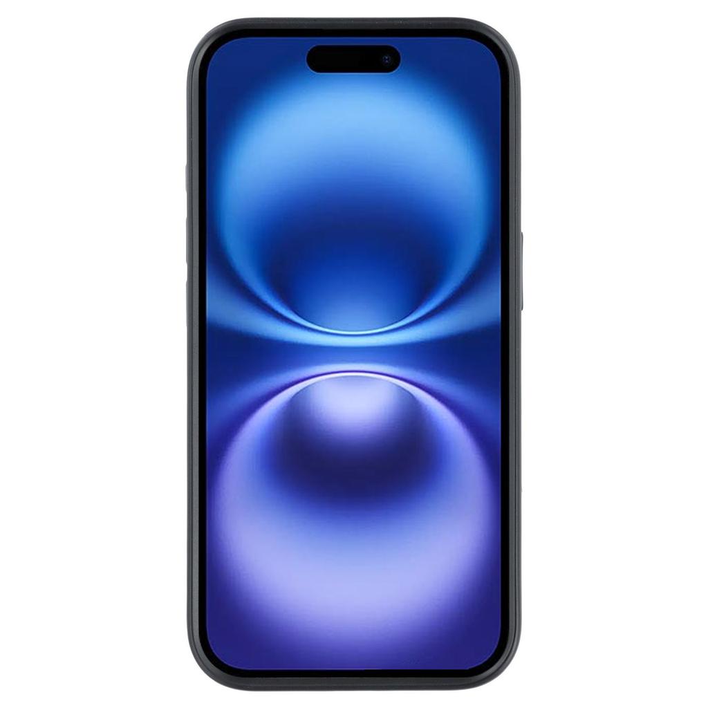 For iPhone 16 Plus Case Kickstand TPU PC Leather Phone Back Cover with AI Button