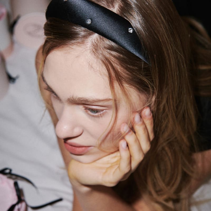 

НЕСИ БАРРЕТ Звездная атласная повязка для волос Starry Satin Hair Band