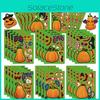 Adorable Halloween Pumpkin Decorative Stickers Set For Kids With Fun Cartoon Designs