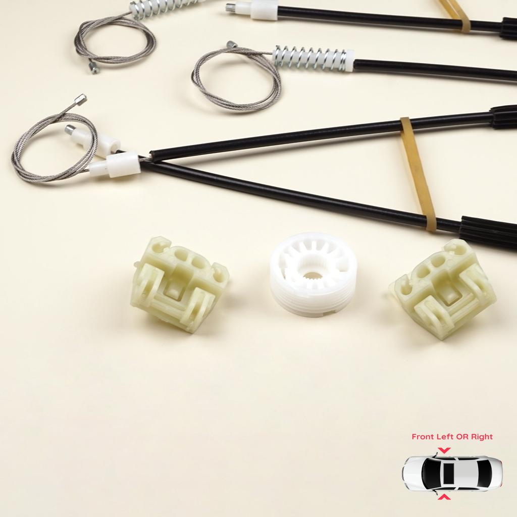 EWR557 Elektrischer Fensterheber Reparaturset Links oder Rechts für Seat Ibiza MK3 6L1 2002-2008 3-Türer HB Coupe 6L3837461 6L3837462