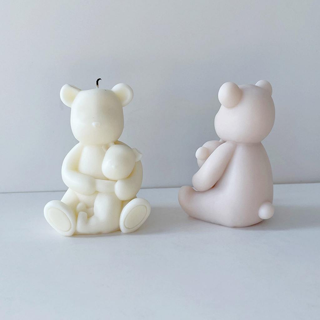 Bear Candle Molds for Candle Making,Candles Resin Mould Home Ornament Mold