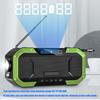 Solar Hand Cranks Radio with FM AM Band Reception Emergency SOS Alarm IPX5 Waterproof for Camping Survival Adventure