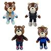 Kanye Teddy Bear Peluche Cartone Animato Orsetto Bambole Peluche Peluche Natale Regalo di Compleanno per Bambini 26cm-30cm