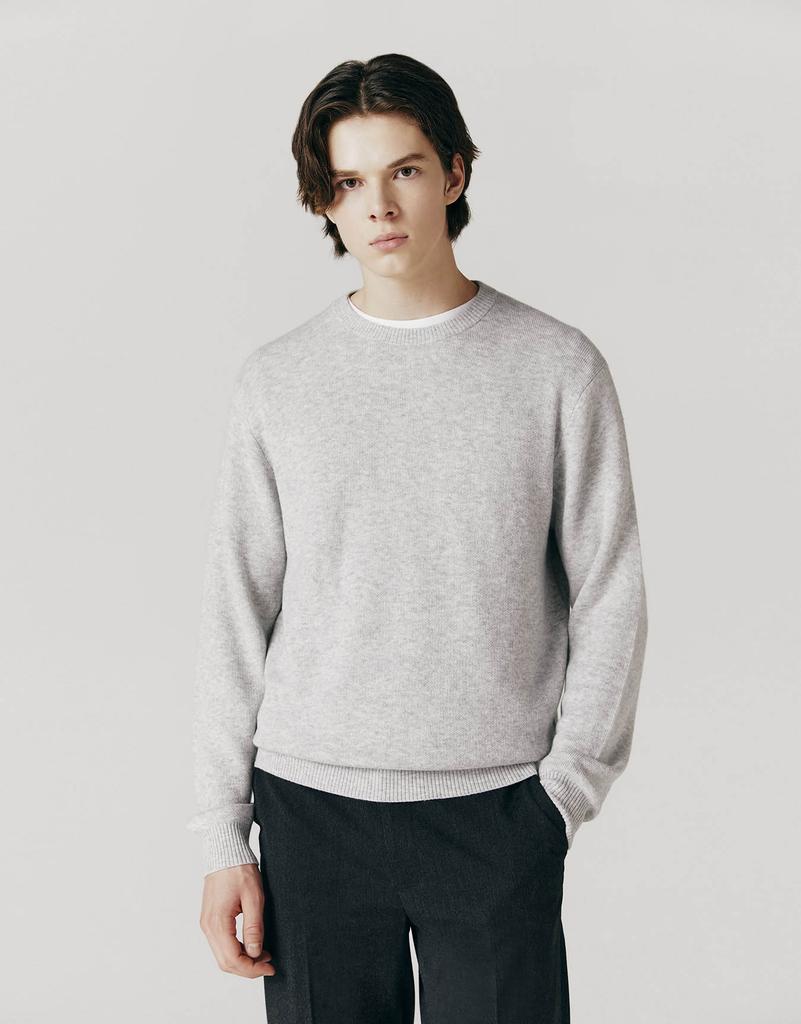 GIORDANO Wool Blend Double Knit Sweater (12Gg) 053906 [9Color]