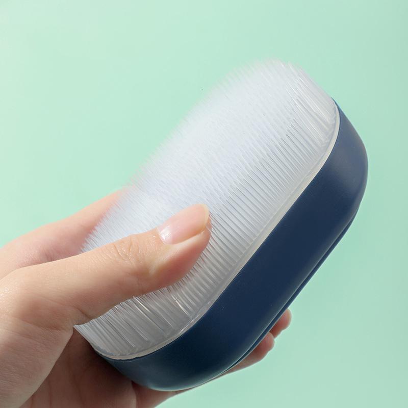 Multifunktionale Reinigungsbürste, Wäschekragen ohne Beschädigung der Kleidung, Schuhbürste, mehrfarbige Weichhaar-Wäschebürste