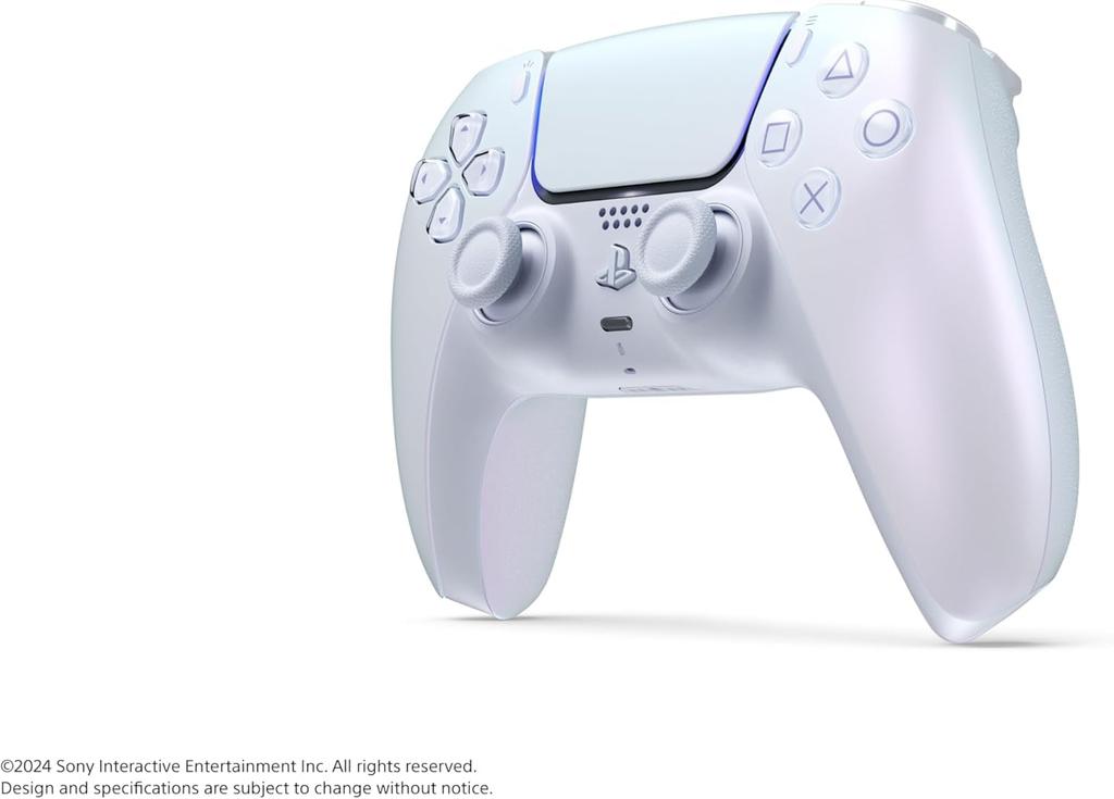 Genuine DualSense Wireless Controller Chroma Pearl with Astro Bot Design Cord Holder (CFI-ZCT1J12)