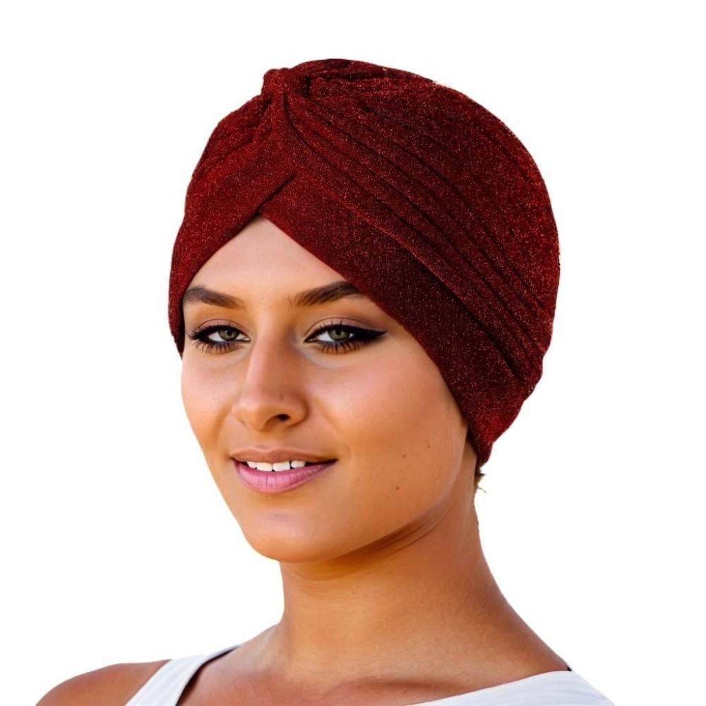 Elastic Twist Knot Turban Hat Wrap Style Cancer Chemo Hat New Islamic Headband  Women Headwear
