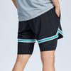 Li Ning Lässige Strick-Loose-Sportshorts Herrenshorts Schwarz AAPR407-1
