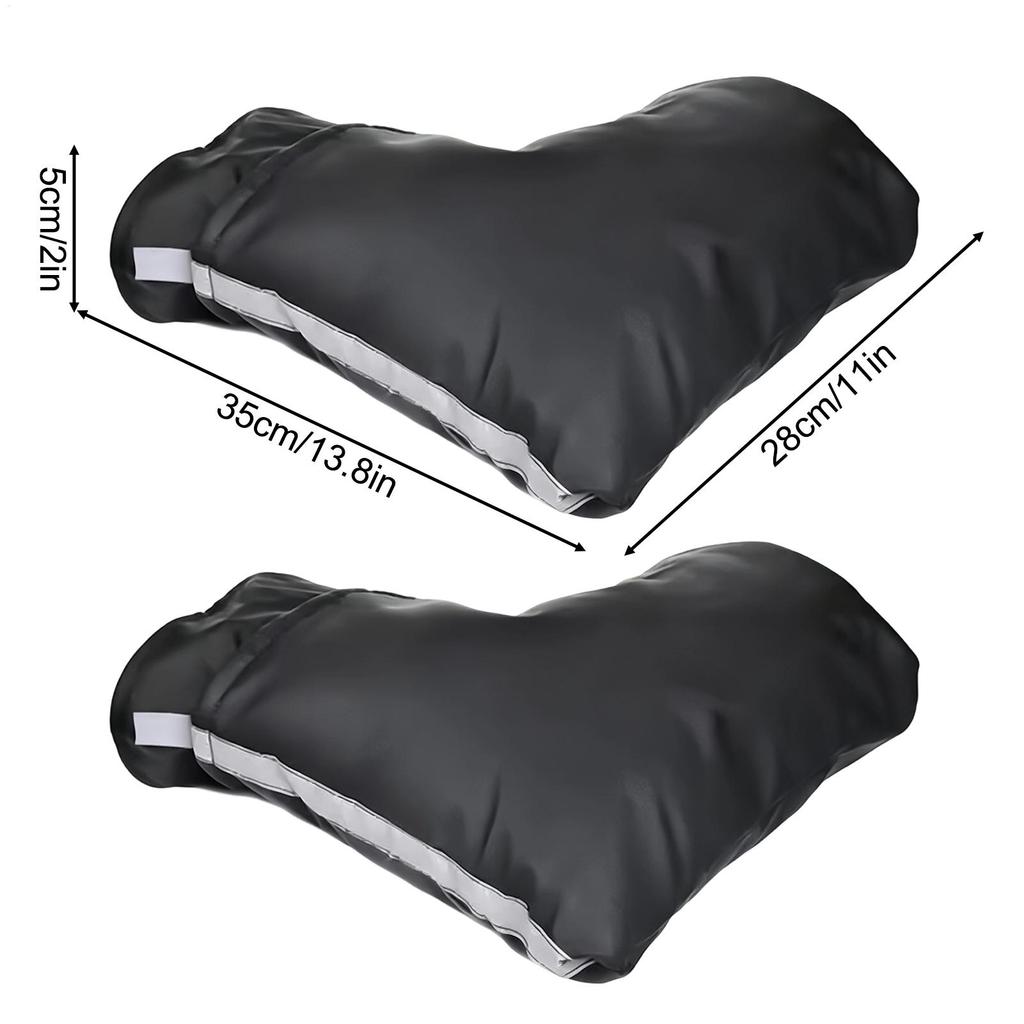 Motorcycle Handlebar Mittens Warm Bicycle Handlebar Gloves Windproof Bike Handle Bar Cover for Bike Snowmobile Motorcycle