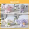Flower Rabbit Plush Keychain Cartoon Pendant Backpack Decorations Kids Gift