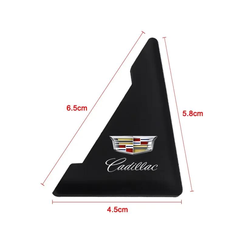 BFEOP1 2pcs Car Door Corner Anti-Collision Cover Sticker for Cadillac ATS BLS CT4 CT5 CT6 CTS ESCALADE EXT SLR SLS STS XLR XT4 XT5 XT6