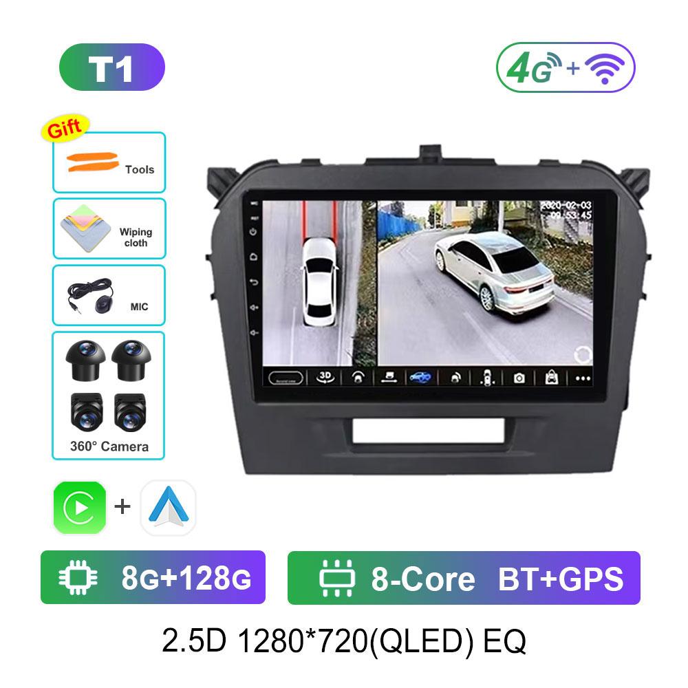 GPS Navigation WiFi 4G for Suzuki Vitara 2015 - 2019 Car Video Multimedia Player Touch Screen Android OS Bluetooth Head Unit