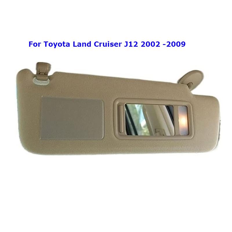 Car Sun Visor Shade Left Right Side Driver Side Passenger Side Grey Beige Sunvisor For Toyota Land Cruiser J12 2002 -2009