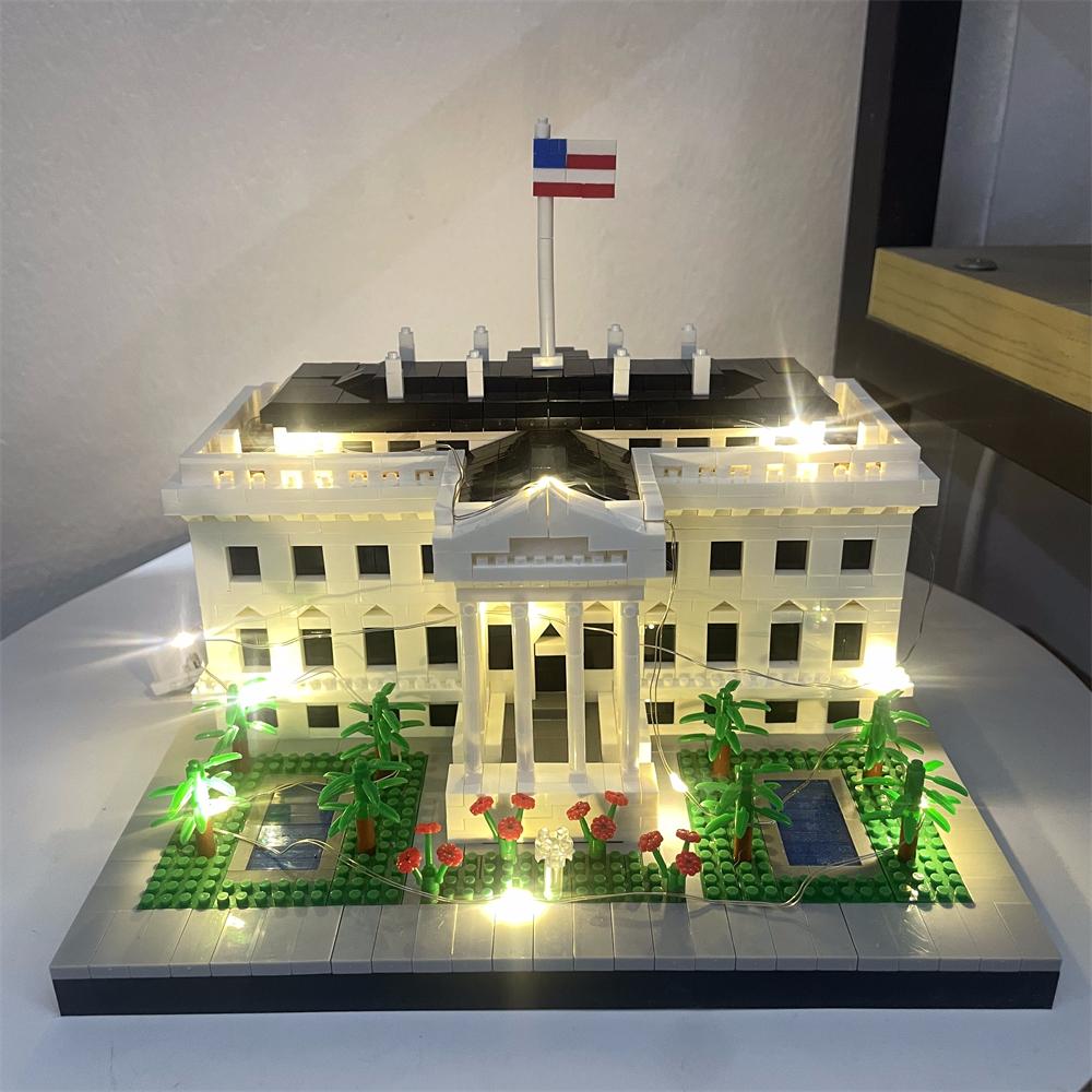 Presidential White House Micro Mini Building Block Toys Set:  Ideal Decorative Piece For Home And Office, Fantastic Gift Item