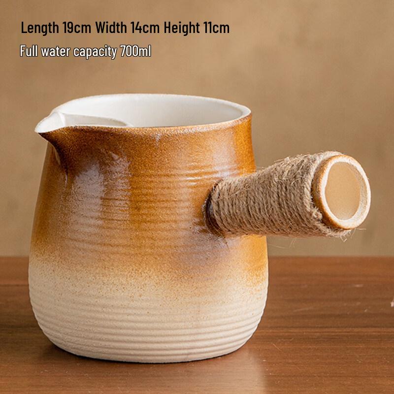 ZISIZ Enclosed Stove Ceramic Teapot