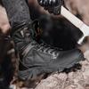 Fashion Summer Outdoor Hiking Climbing Shoes Wear-resistant Non-slip Boot Fashion Lace-up High Top Shoe Classic Men's Motorcycle Boots
