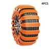 Widen Thick Plastic Car Tire Snow Chains 4/20Pcs Anti-Slip Winter Emergency Tool for Off-Road Snow Driving
