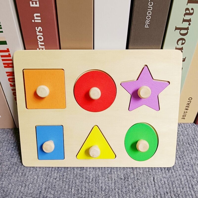 Speelgoed Educatief Montessori Baby Houten Puzzel Speelgoed Geometrisch Alfabet Cijfer Vorm Sorteerder Puzzel Voor Matchen Bordspellen Kinderen