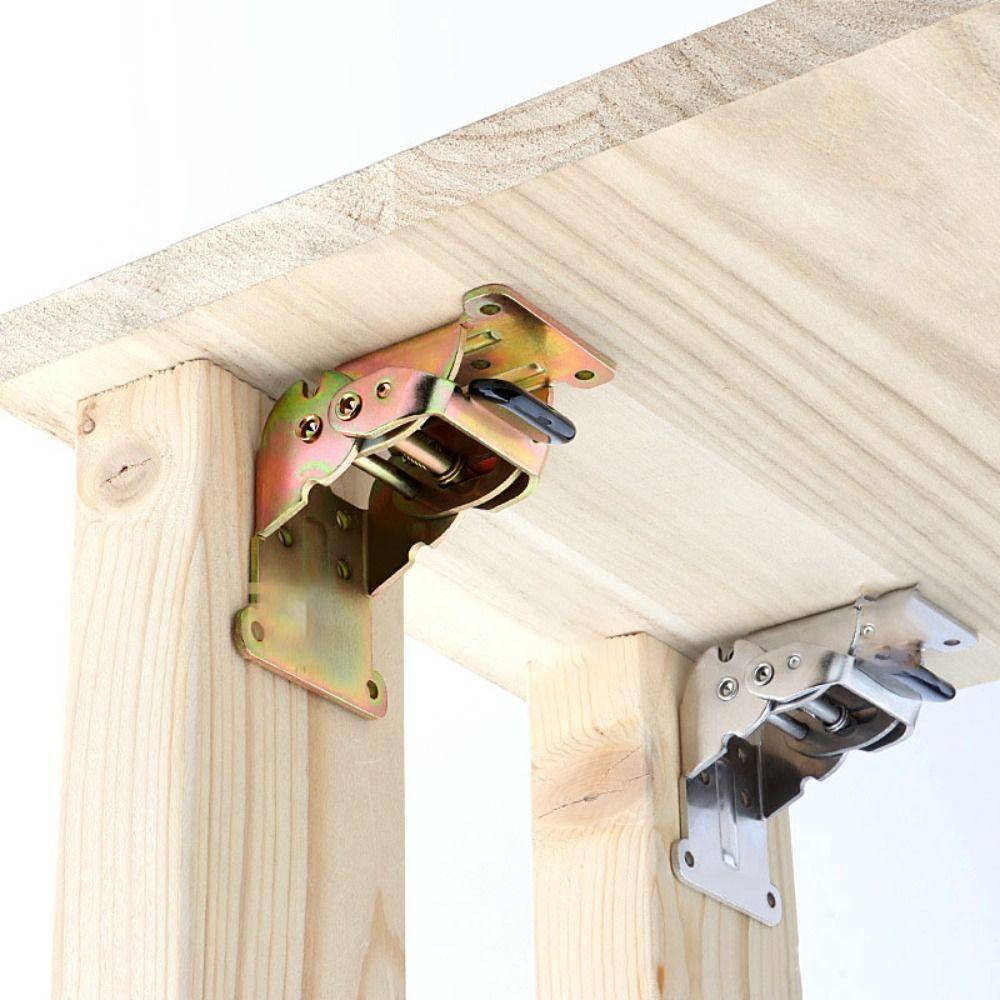 Iron Material Self Lock Hinges High Load Capacity Folding Lock Extension Furniture Hinges Tables