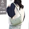 Damen Schultertasche Nylon Kleine Tasche Leichtgewichtige Umhängetasche Einfarbig Muttertasche