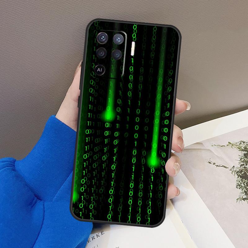 The Matrixs Matrix Dictionary Case For Oppo A76 A16 A96 A17 A18 A60 A80 A40 A38 A58 A78 A98 A94 A74 A54 A15 A57 A77 A5 Pro