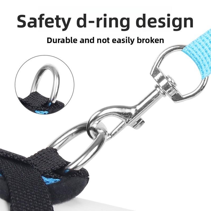 Adjustable Dog Harness Vest Leash Set Outdoor Walking Lead with Collar Pet Safety Strap