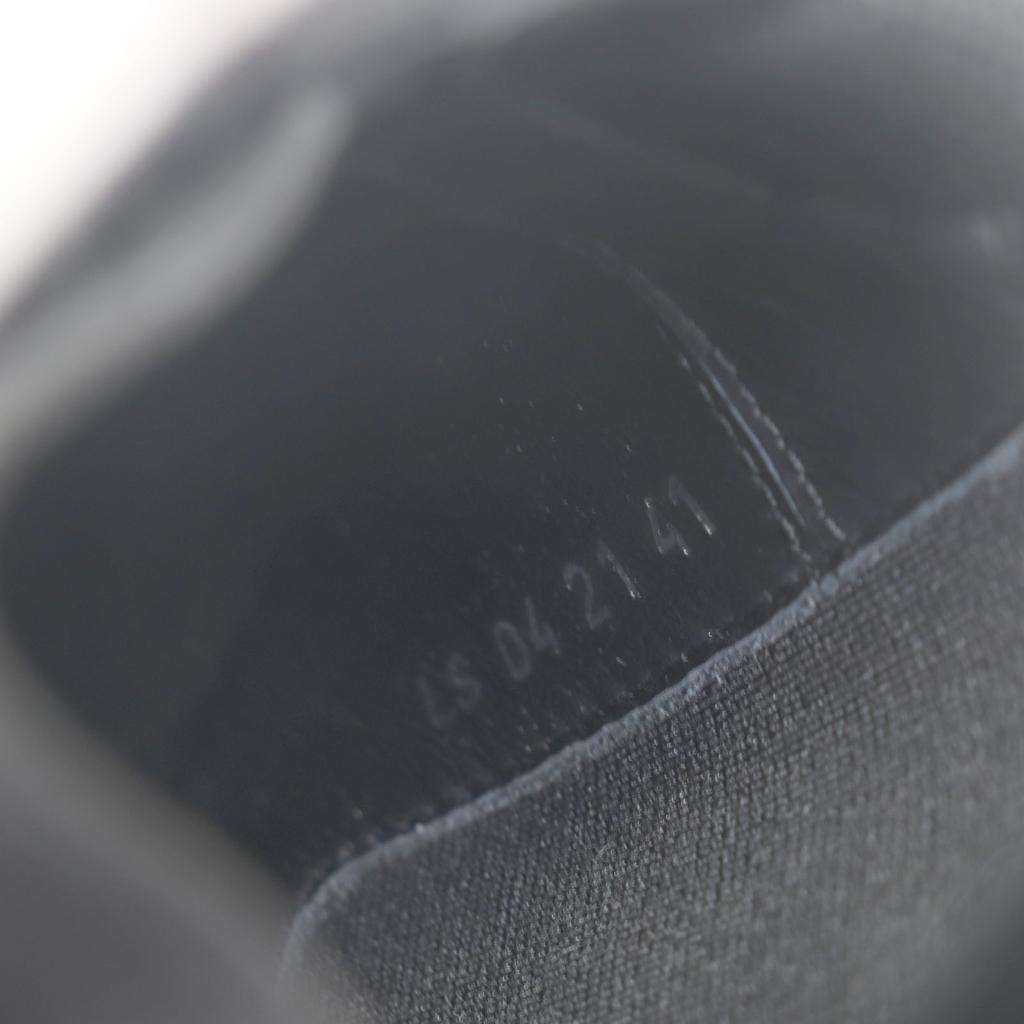 Excellent DIOR Short Boots B28 Black Leather Mens 41 Used