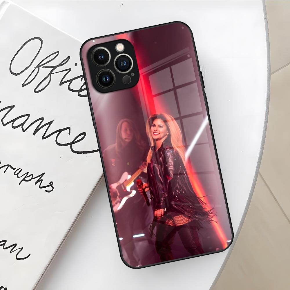 Shania Twain Phone Case for Iphone 17 16 Air 15 14 12 11 13 Pro Max Mini X Xr Xs Se Puls glass Cover