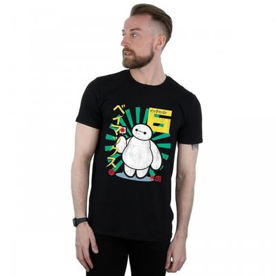 Baymax Lollipop Baumwoll-T-Shirt für Herren