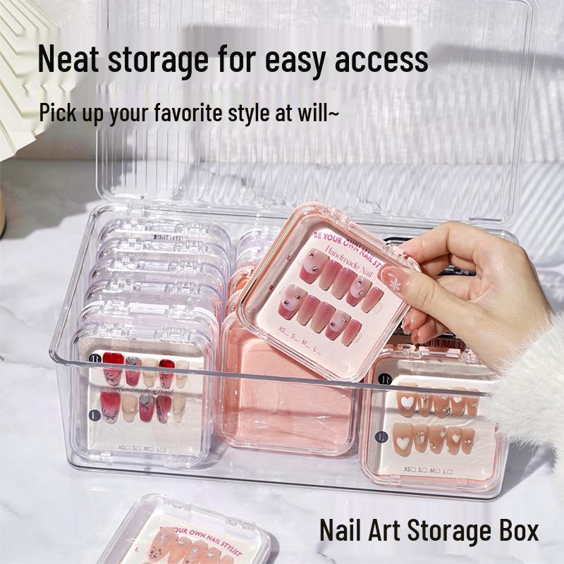 

Transparent Dustproof Nail Art & Jewelry Storage Box