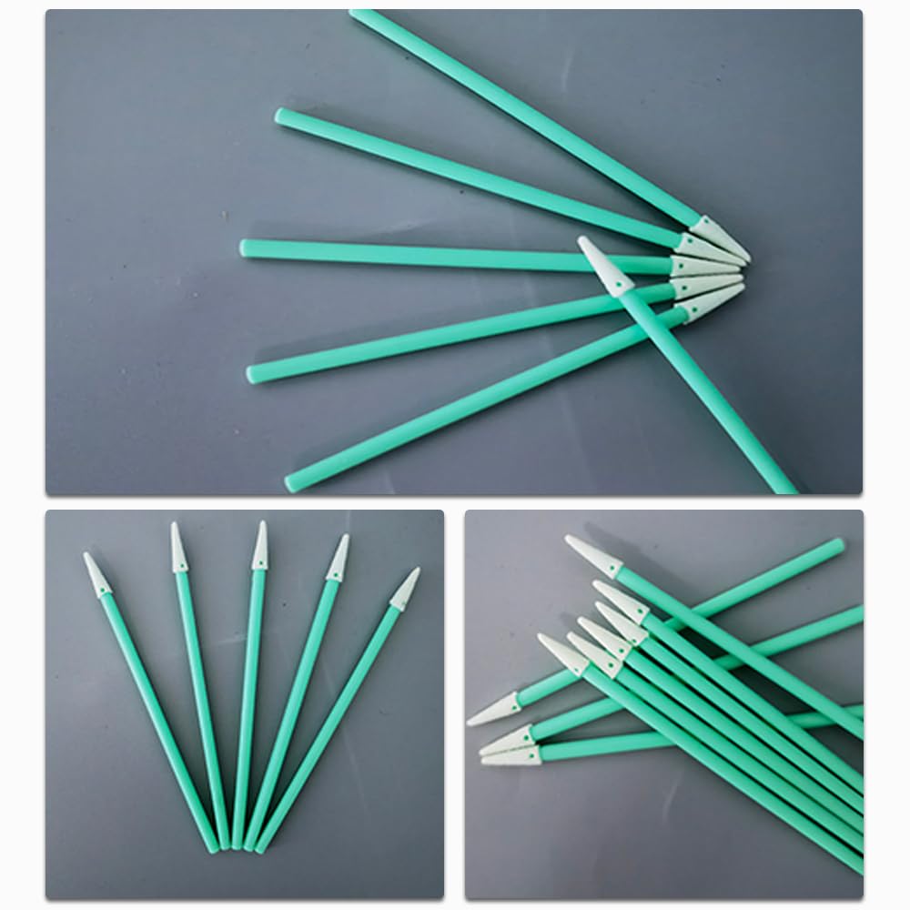 LKCCTK Industrial Ultra-Fine Cotton Swabs, Pack of 100, Anti-Static Sponge