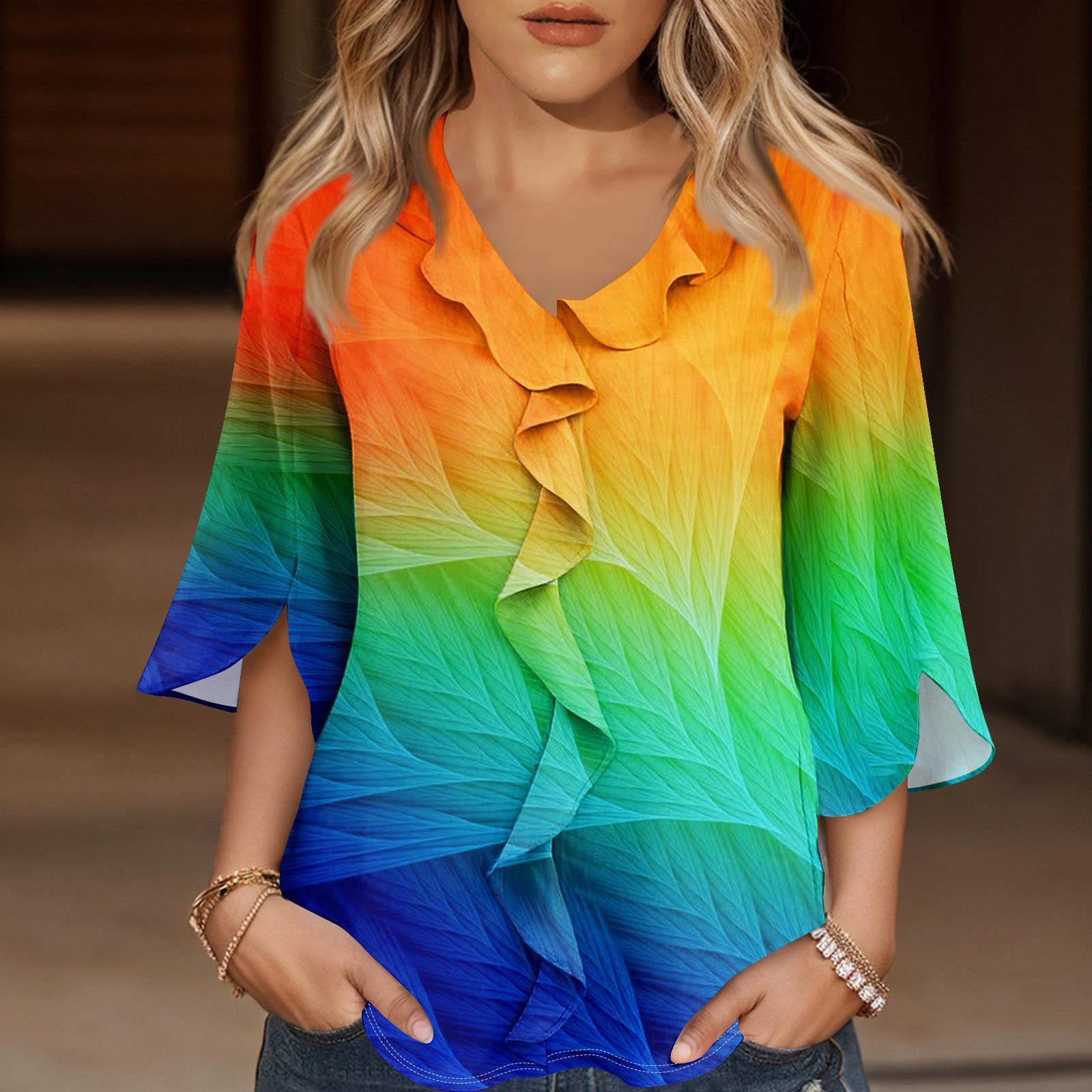 Рубашки с рукавом 3/4 для женщин — фото 7