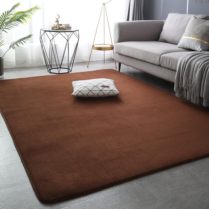 2025 Modern Coral Velvet Carpet Soft Non-Slip Living Room Bedroom Carpet Large Area Children's Play Floor Mat For Home Decor