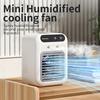 Portable Air Cooler Fan with Humidifier, Two-speed Mode, Evaporative Air Conditioning for Personal Space, Ideal for Home and Office Use