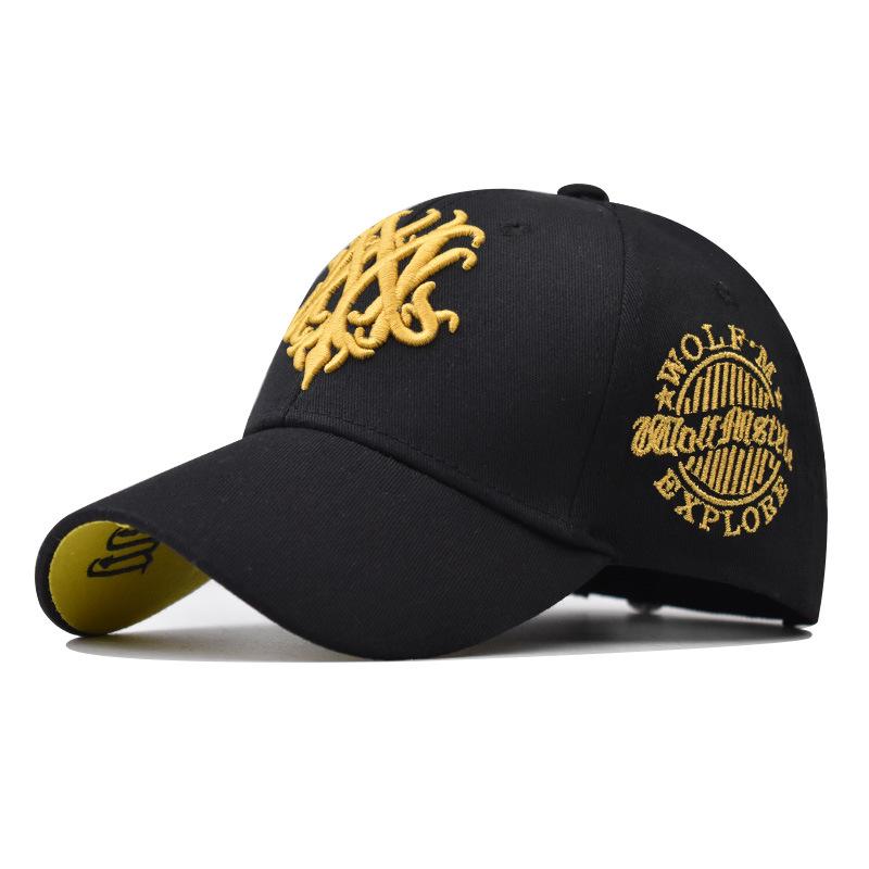 Men Totem Embroidered Baseball Caps Women Spring Summer Sun Hats Wolf Totem Snapback Hip Hop Hats Unisex Adjustable Shading Hats