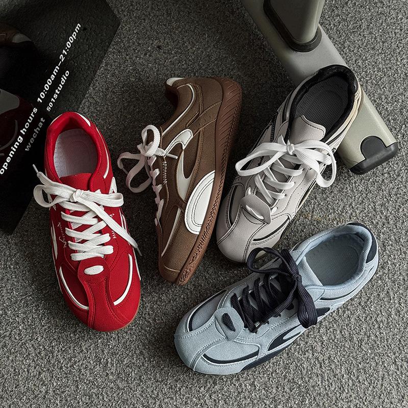 New retro racing shoes, Dexun shoes, color matching laces, sports and leisure shoes, light and trendy shoes SC