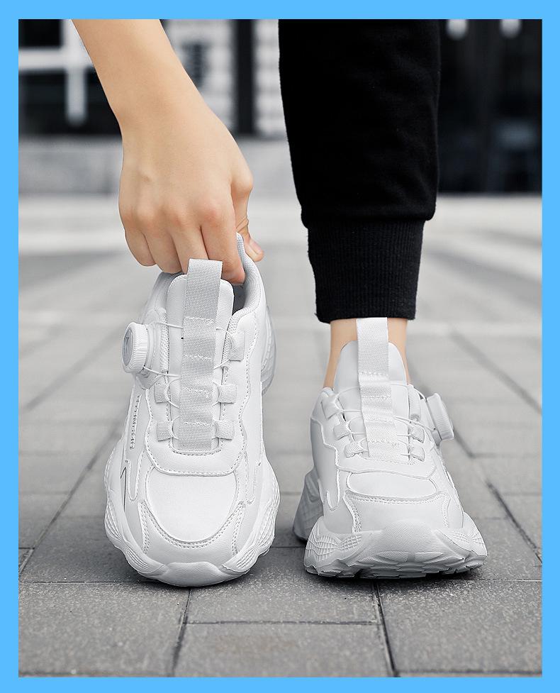 Astro Boy Children's Mesh Running Shoes - White Solid Color, Summer Sports Shoes with Rotary Buckle for Boys