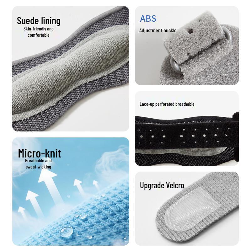Cinturino di Supporto Rotuleo Traspirante Antiscivolo con Assorbimento degli Urti per la Protezione del Ginocchio nella Corsa e nel Fitness