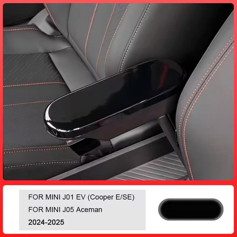For Mini Cooper J01 EV J05 Aceman 2024 2025 Car Accessories Car Armrest Panel Cover Center Console Storage Box Cover Stickers