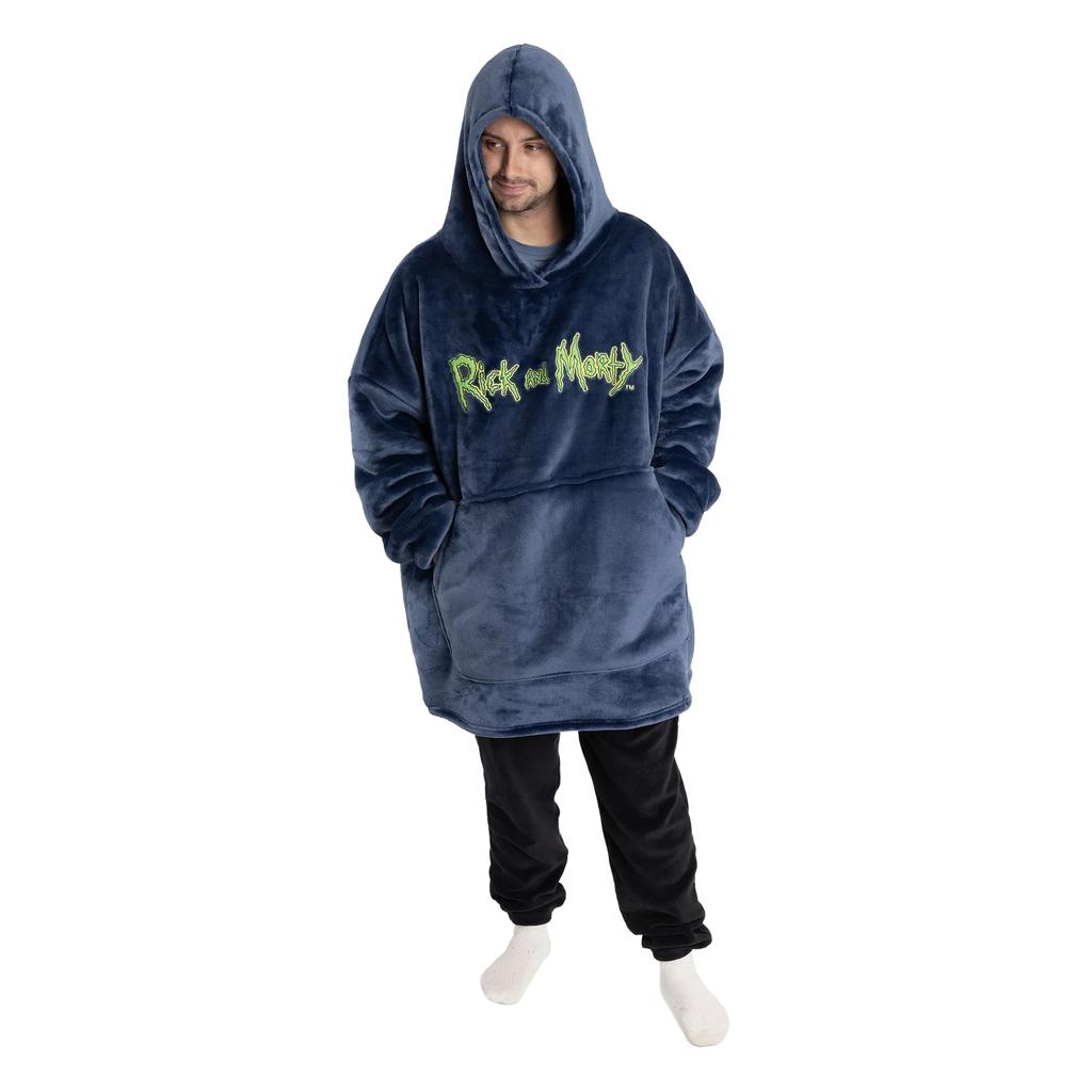 Rick And Morty Coperta a Felpa con Personaggi da Uomo