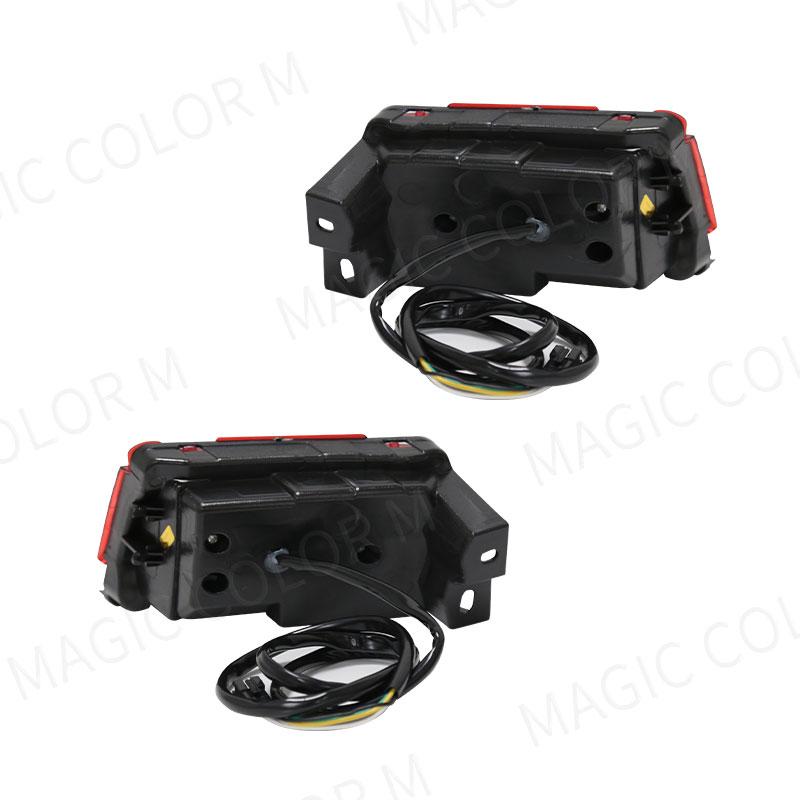 For Toyota Land Cruiser Prado 150 LC150 FJ150 GRJ150 2010 - 2020 Rear Bumper Reflector LED Car Tail Lamp Brake Turn Signal Light