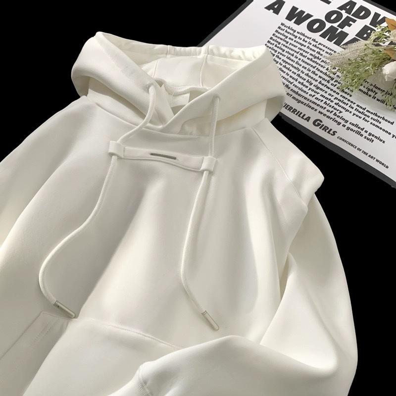Unisex Casual Hoodie Long Sleeve Loose Sweatshirt Men Women Daily Wear Pullover Hooded Top