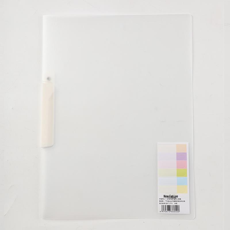 A4 Drehbarer Seitenöffnung-Schiebeklemmenordner für Studenten