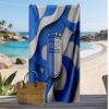 Italien Fußball Druck Strandtuch Schnelltrocknend Super Saugfähig Weich Badetuch zum Schwimmen Strand Reisen Fan Souvenir Geschenk