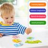 Startcan Spanish English Speaking Flash Cards for Toddlers 1 2 3 4 5 6 Audible Toys for Kids To Learn Spanish 258 Cards and 516 Words & - (Pink)