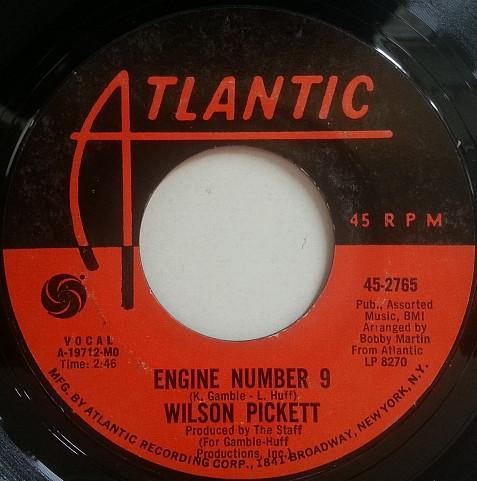 

7inch Record WILSON PICKETT - Engine Number 9 452765 Atlantic 1970 US Soul/Funk Used